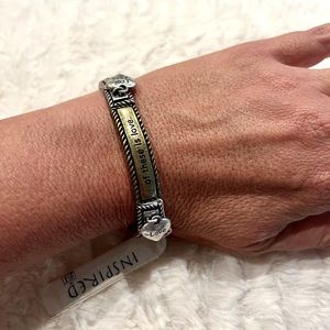 Beautiful multi colored Faith, Hope and Love Bracelet